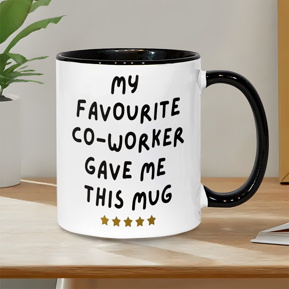 Coffee Tea Me - Fun Colleague Gift Mug Printed with