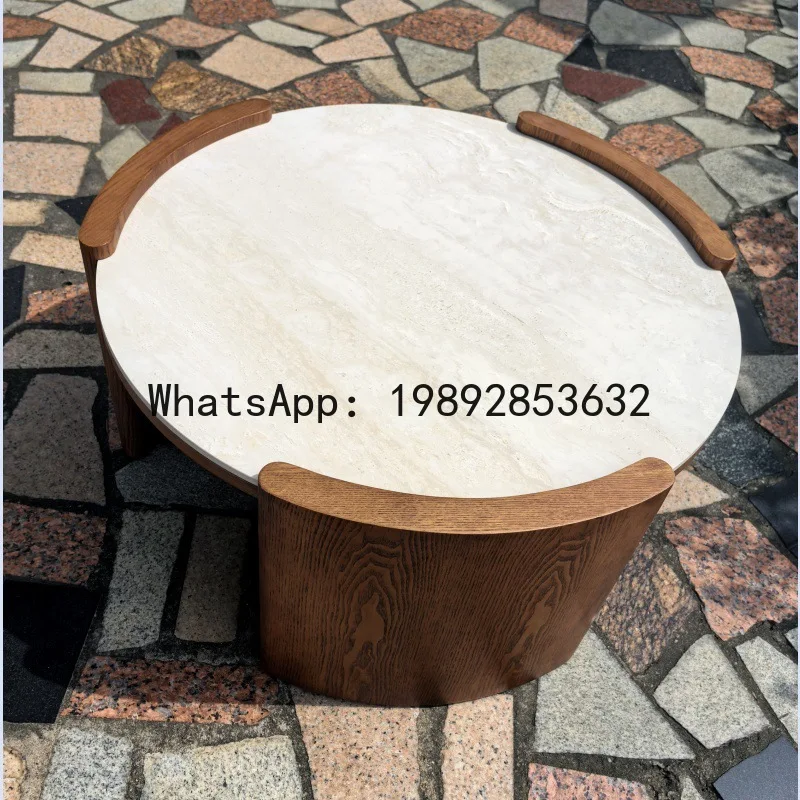 Coffee & Tea Restaurant - H5.20 solid wood coffee table -