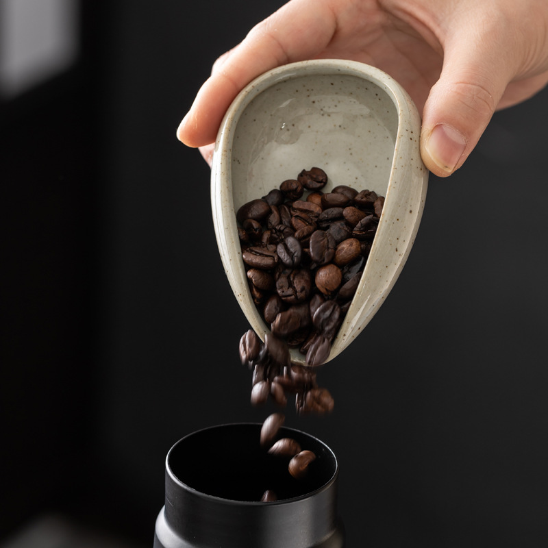 Coffee Tea Bean - Ceramic Coffee Bean Dosing Cup Trays