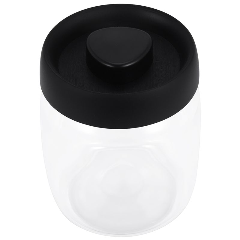 Coffee Tea Bean - AT63-Coffee Bean Storage Container Glass Vacuum