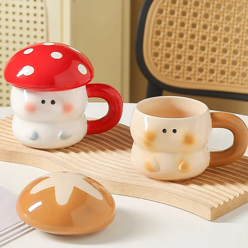 Cute Mushroom Mug Exquisite Ce - đánh giá và giá Coffee Tea English