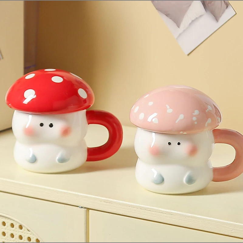 Cute Mushroom Mug Exquisite Ce - đánh giá và giá Coffee Tea English