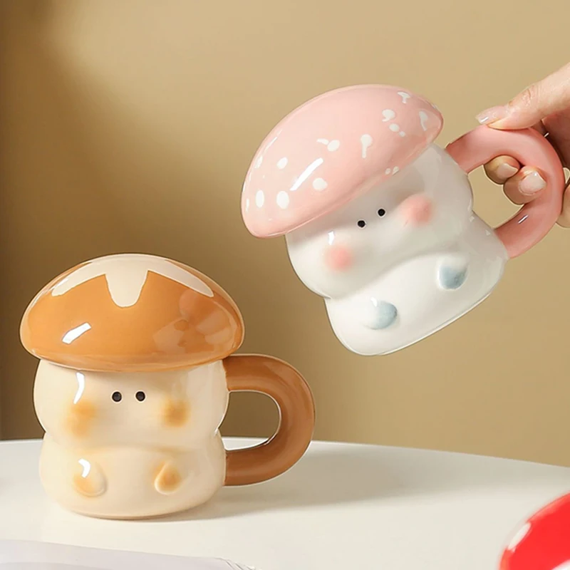 Cute Mushroom Mug Exquisite Ce - đánh giá và giá Coffee Tea English