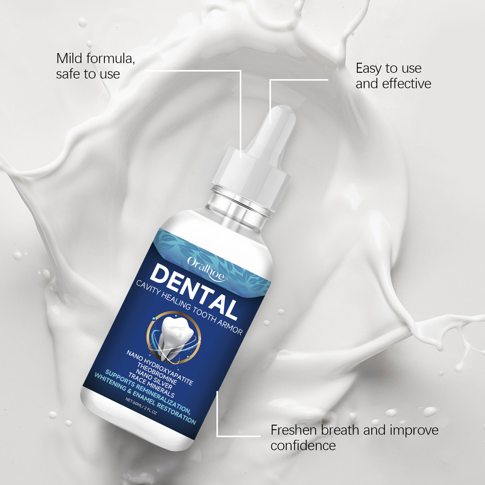 Oralhoe Teeth Brighten Serum L - đánh giá và giá Coffee Tea For Plants