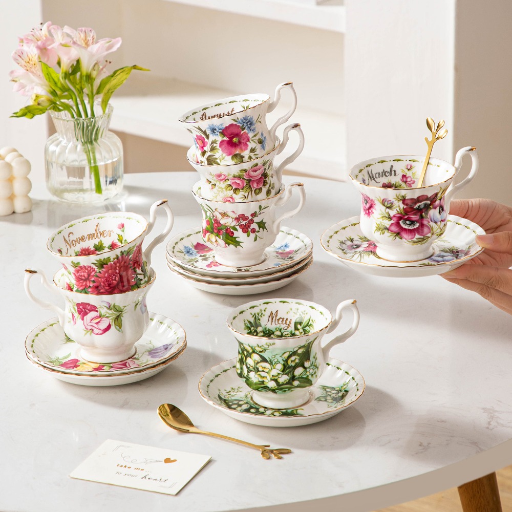Vintage Floral Porcelain Coffe - đánh giá và giá Valley Tea And Coffee