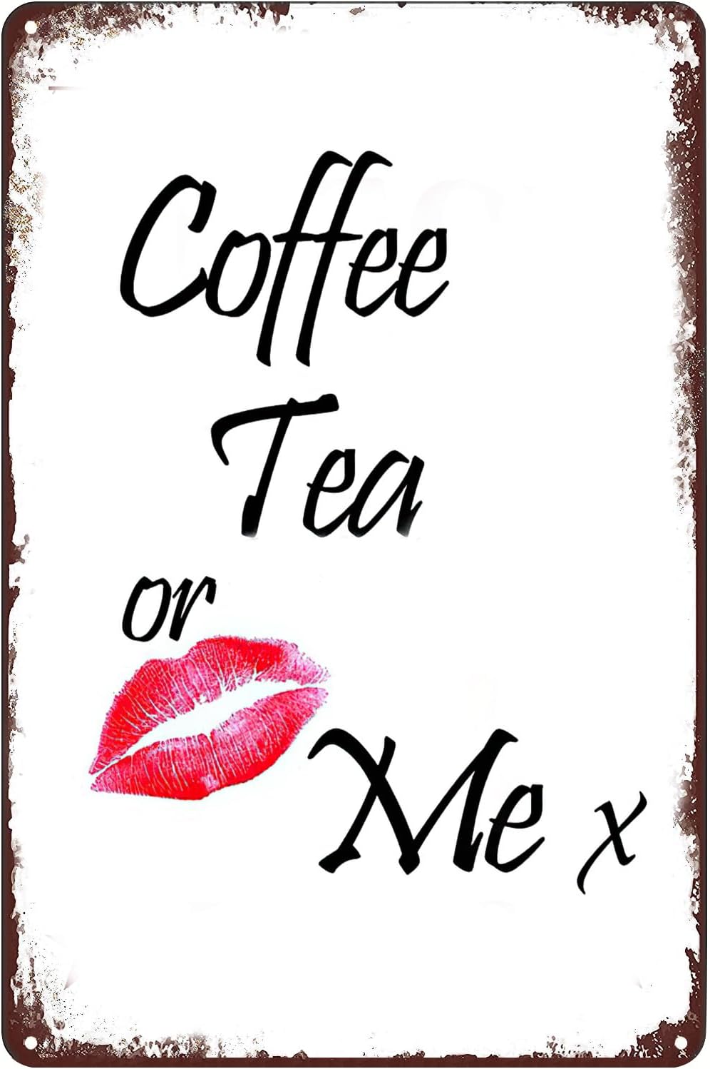 Coffee Tea or Me Tin Sign Sexy - đánh giá và giá Coffee Tea Me