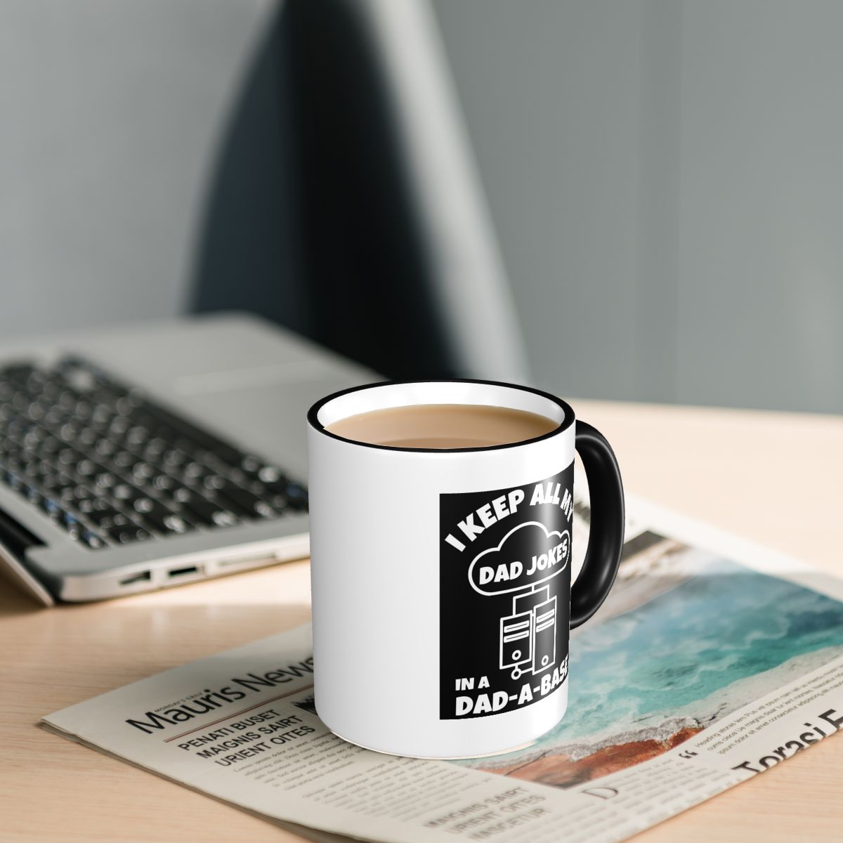 I Keep All My Dad Jokes In A D - đánh giá và giá Coffee Tea Jokes