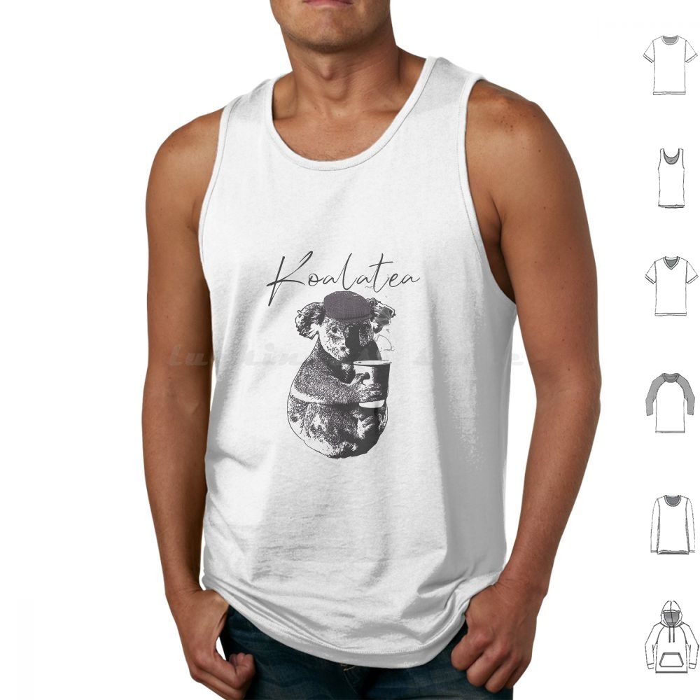 Koalatea Tank Tops Vest Sleeve - đánh giá và giá Coffee Tea Jokes