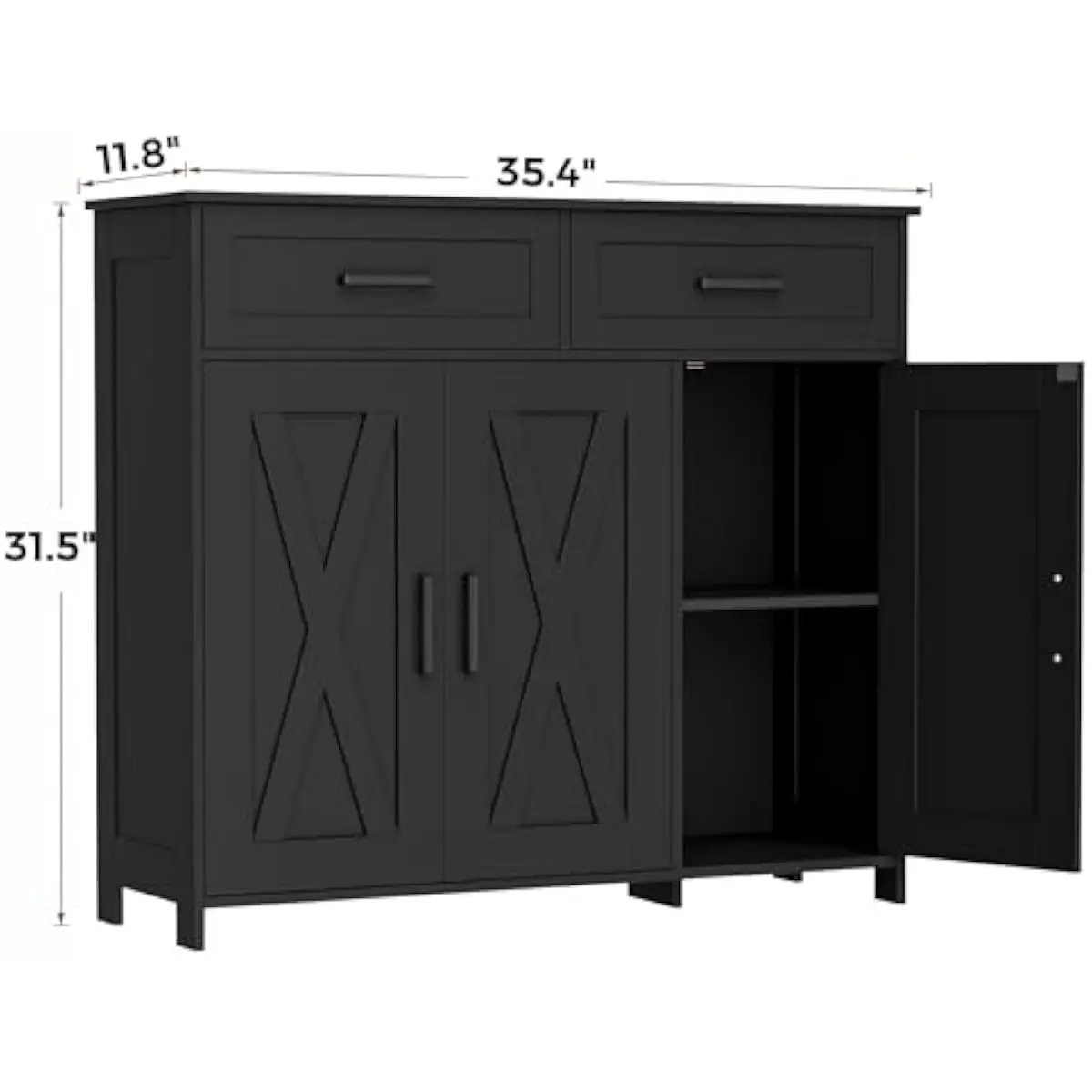 Coffee Bar Storage Cabinet wit - đánh giá và giá Coffee & Tea Restaurant