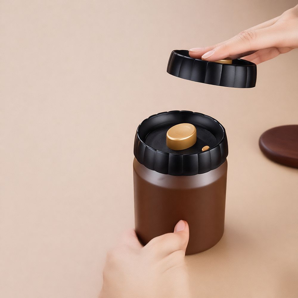 Vacuum Sealed Coffee Bean Stor - đánh giá và giá Coffee Tea Bean