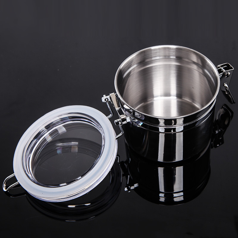 Stainless Steel Airtight Canis - đánh giá và giá Coffee Tea Bean