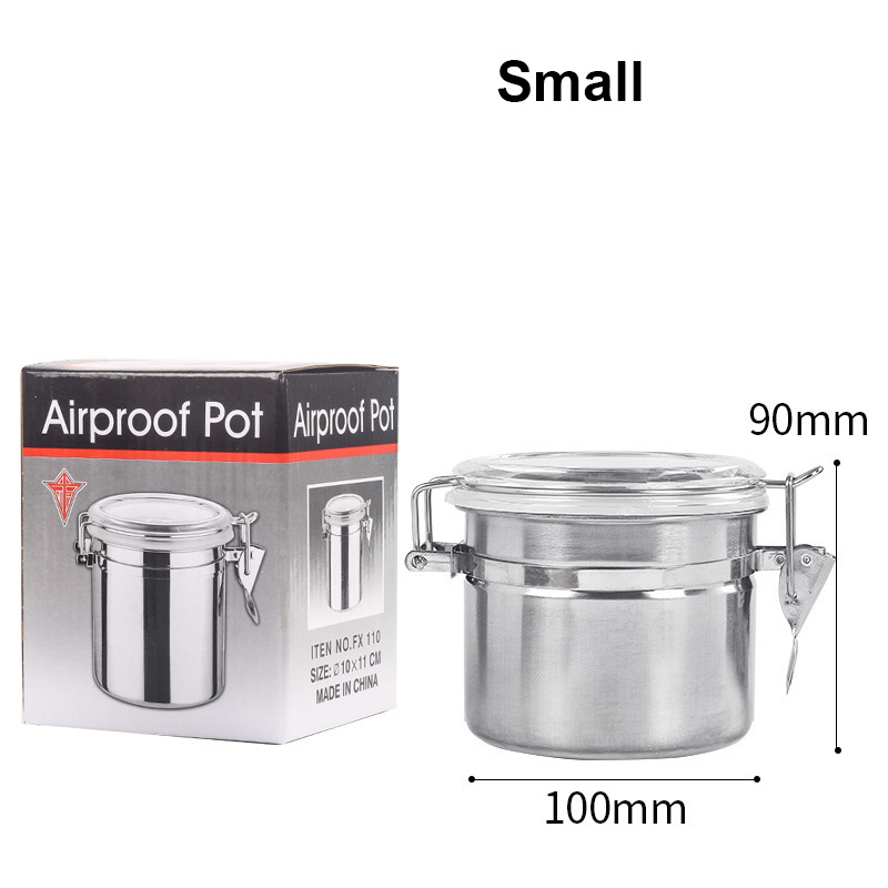 Stainless Steel Airtight Canis - đánh giá và giá Coffee Tea Bean