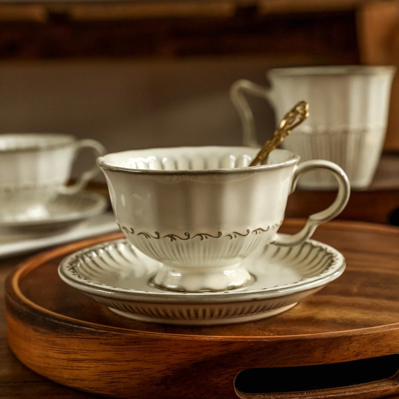 Nordic retro relief ceramic co - đánh giá và giá Coffee Tea English