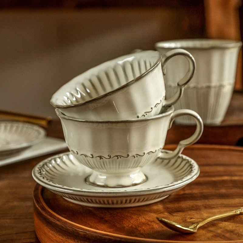 Nordic retro relief ceramic co - đánh giá và giá Coffee Tea English