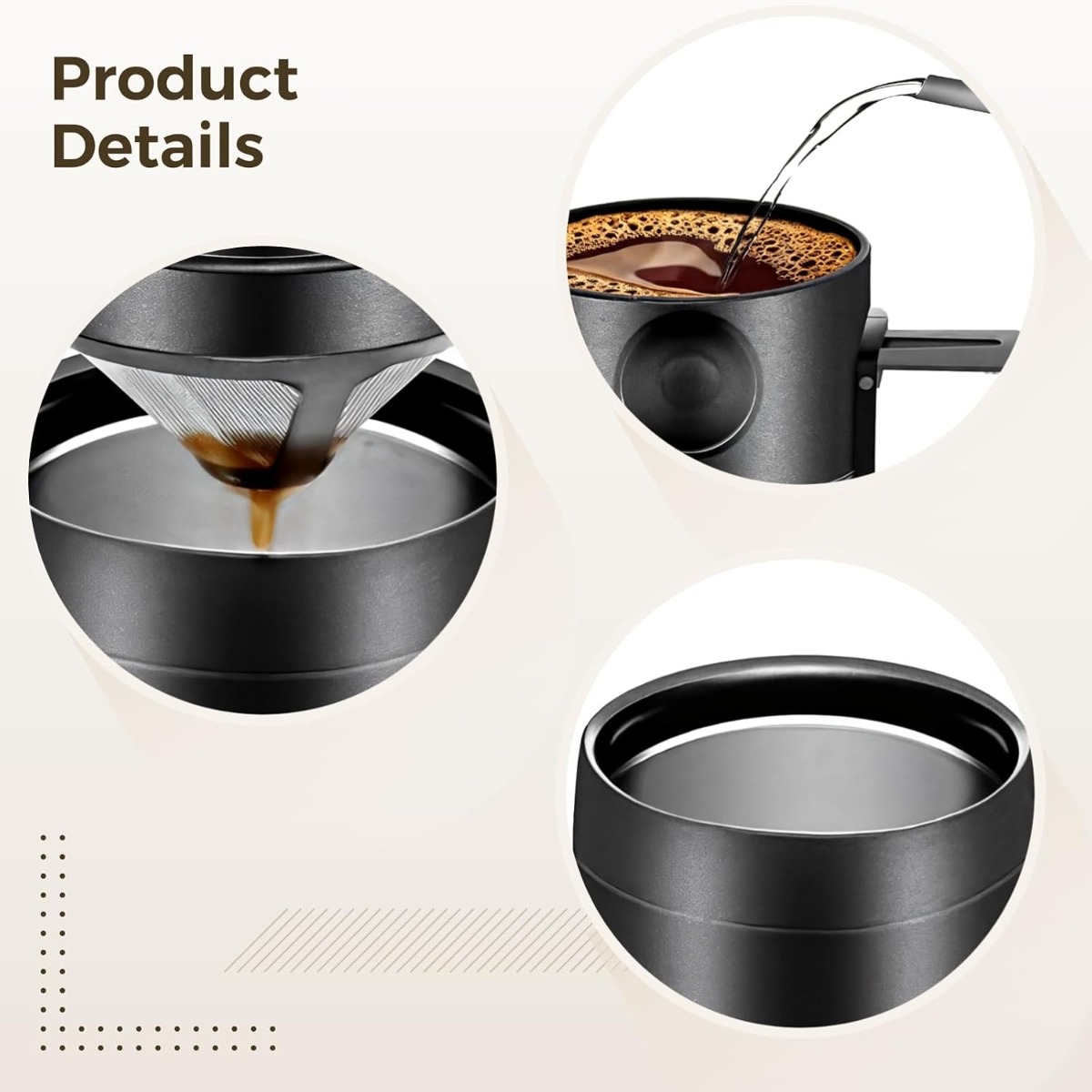 Stainless Steel Coffee Mug 350 - đánh giá và giá Coffee Tea Flask