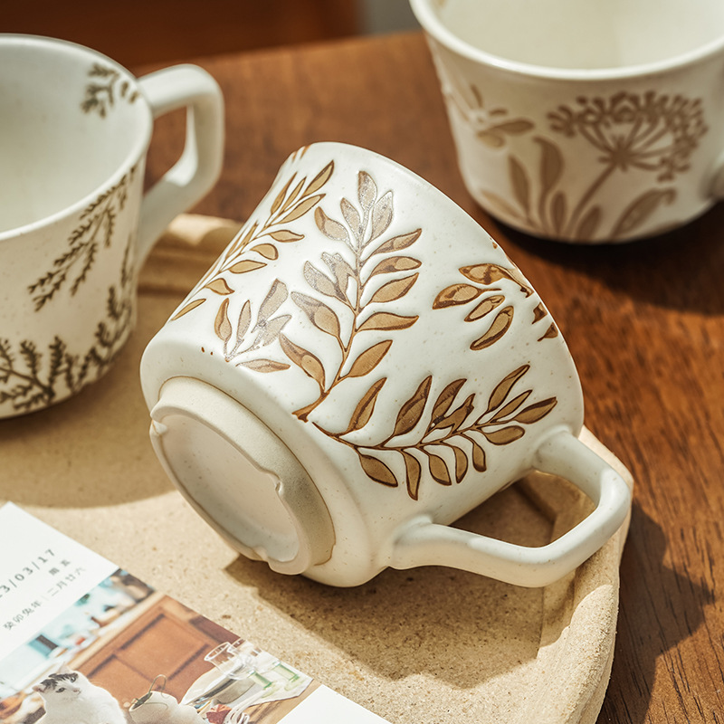 Creative Ceramic Mug Hand-pain - đánh giá và giá Coffee Tea For Plants