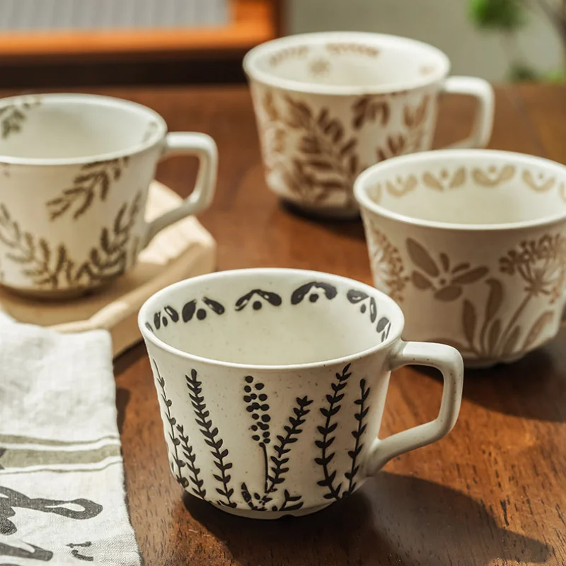 Creative Ceramic Mug Hand-pain - đánh giá và giá Coffee Tea For Plants