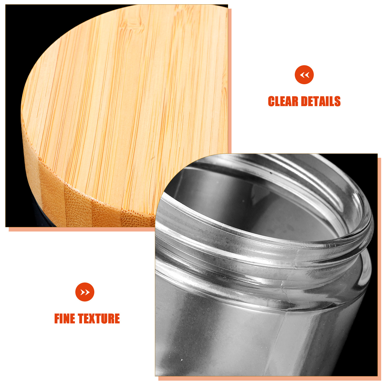 4Pcs Sturdy Glass Canisters wi - đánh giá và giá Coffee Tea Bean