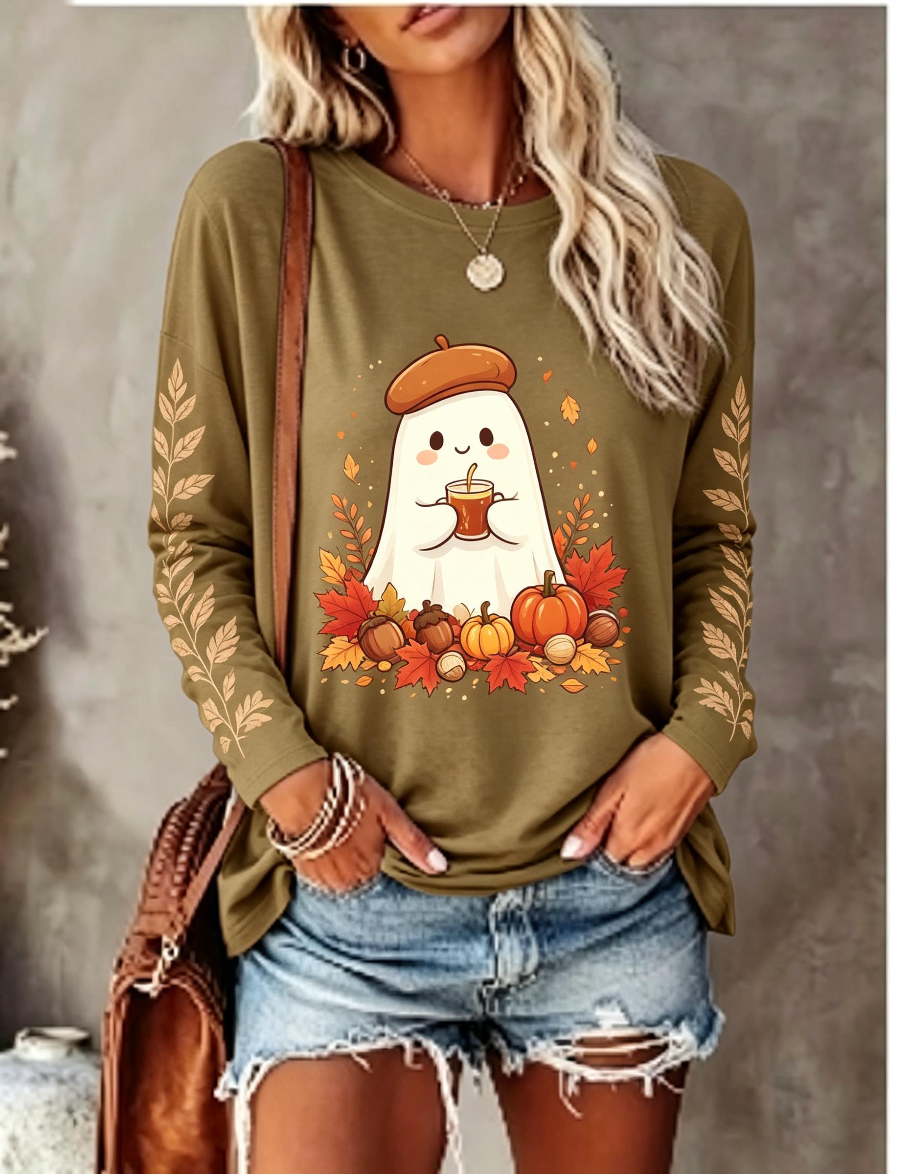 Women's Long Sleeve T-shirt Cu - đánh giá và giá Coffee & Tea Restaurant