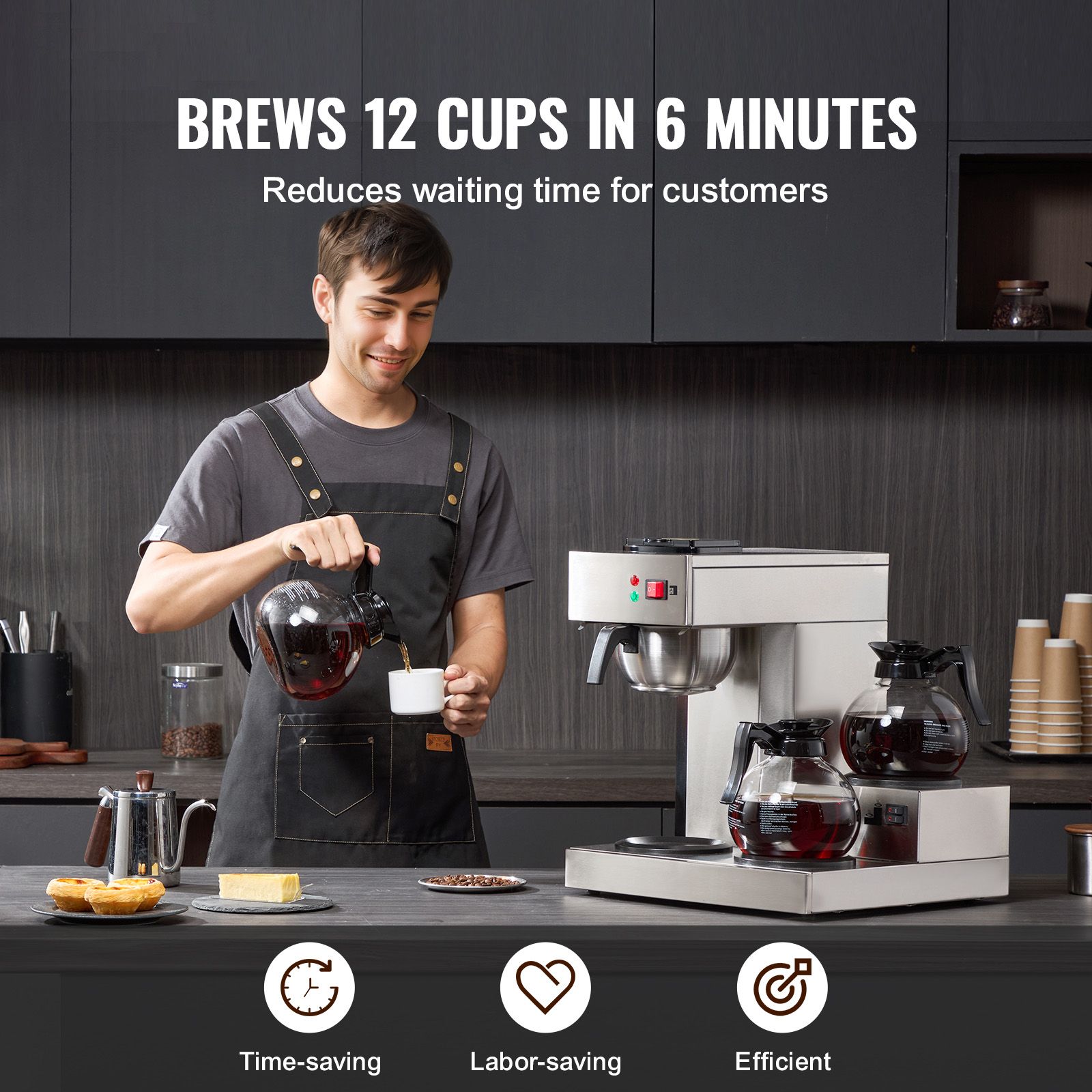 12 Cups Commercial Drip Coffee - đánh giá và giá Coffee & Tea Restaurant