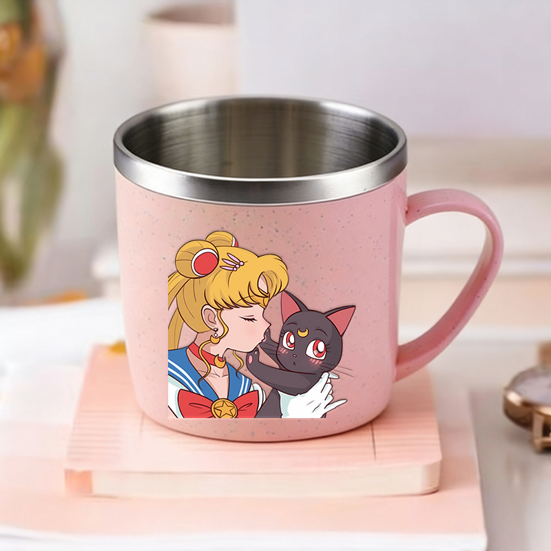 Cartoon Sailors Moon Kids Milk - đánh giá và giá Coffee Y Tea