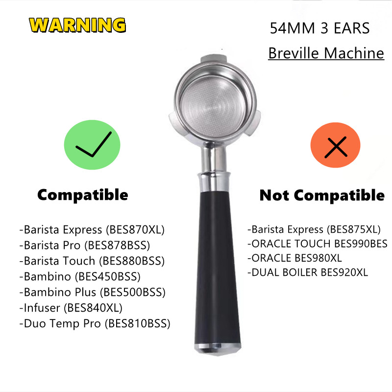 54Mm Đôi Vòi Xịt Miệng Cà Phê  - đánh giá và giá Breville Espresso Barista Express